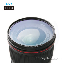 30-105mm Slim tahan air 16 lapisan Filter UV multi-lapis